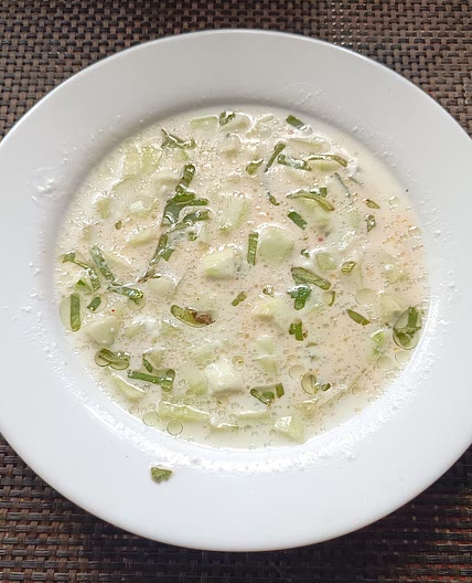 JC's Cold Yogurt-Cucumber Soup