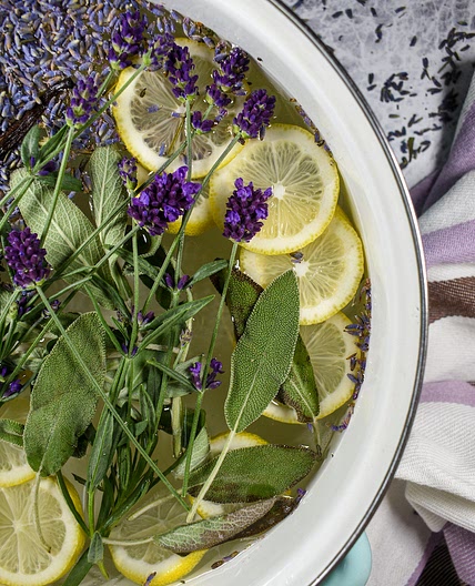 Lavender Simmer Pot