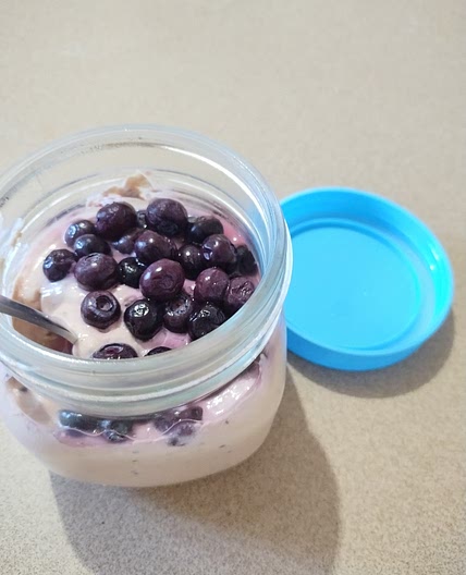 Blueberry Chocolate Yogurt
