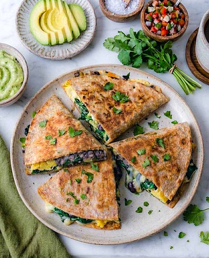 Freezer Breakfast Quesadilla