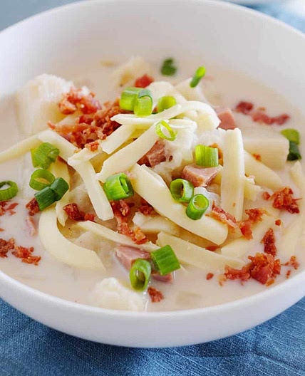 Slow Cooker Loaded Baked Potato Soup
