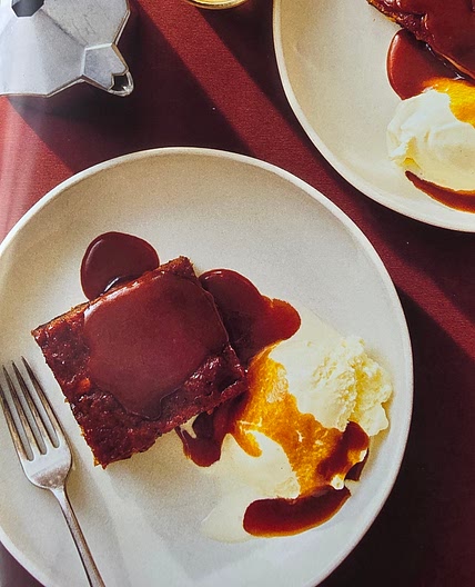Sticky Date, Banana and Walnut Pudding with Salted Caramel Sauce