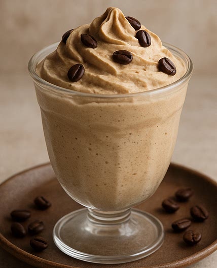 Mousse de café helado
