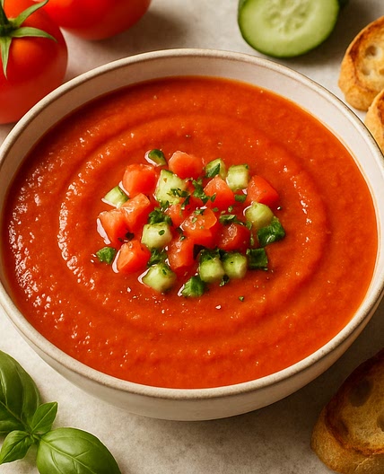 Sopa fría de jitomate