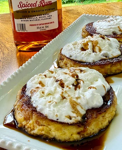 Blackstone Rum and Coke Bread Pudding