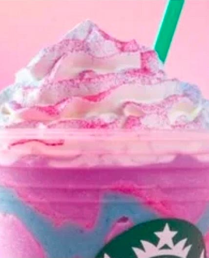 Copycat Starbucks unicorn frappuccino