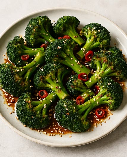Sesame and Chilli Broccoli