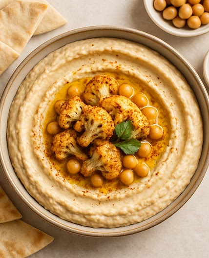Roasted Cauliflower Hummus
