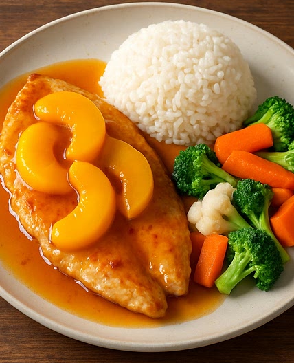 Filete de Pescado al Durazno