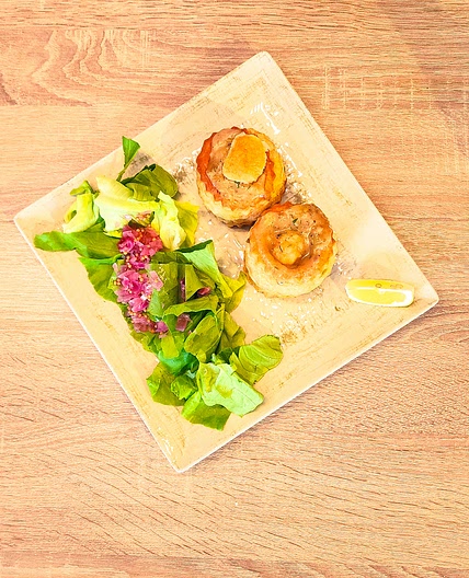 Vol-au-vents aux crevettes