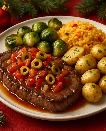 Filete a la navideña