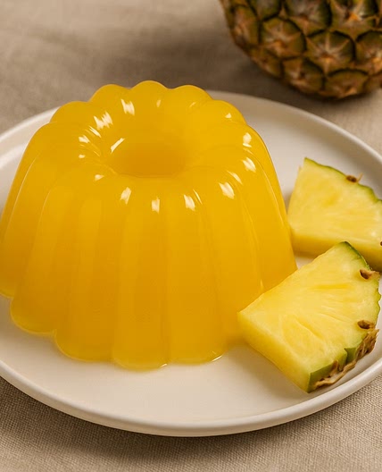 Gelatina de piña