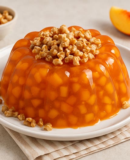 Gelatina de Durazno y Nuez