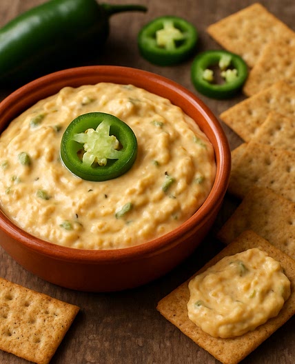 Queso jalapeños para untar