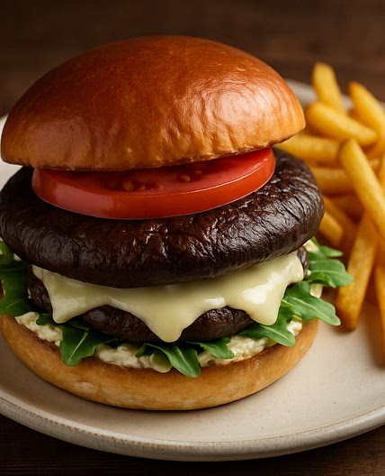 Hamburguesa de Portobello