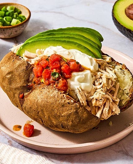 Stuffed Potato with Chicken