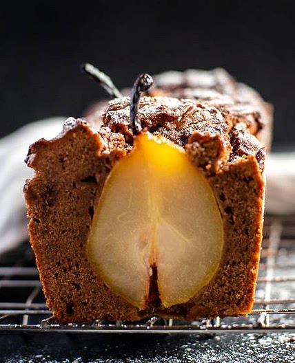 Chocolate Spiced Pear Cake
