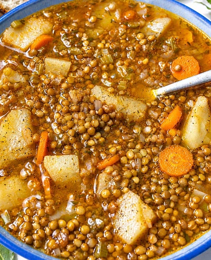 French Lentil Soup (With Potatoes and Thyme)