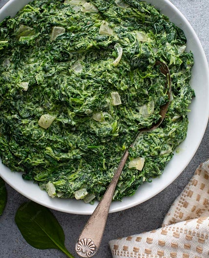 Creamy Steakhouse Spinach