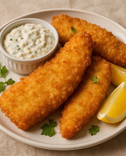 Aderezo tártara / Pescado empanizado