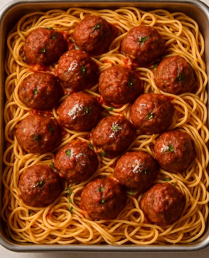 Classic Spaghetti and Meatballs for a Crowd