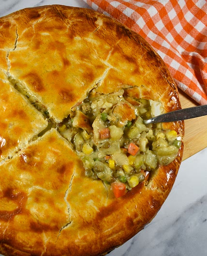 Meatless Pot Pie with Lentils