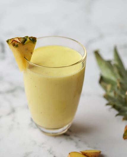 The Pineapple and Ginger Lassi: A Tropical, Creamy, Dairy-Free Dream