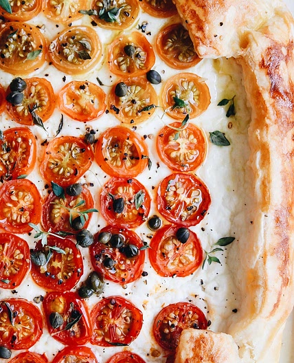 Puff Pastry Tomato Tart Recipe