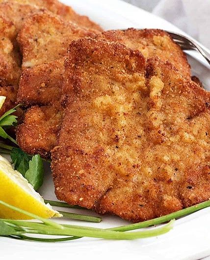 Classic Pork Schnitzel with Pork Loin Chops