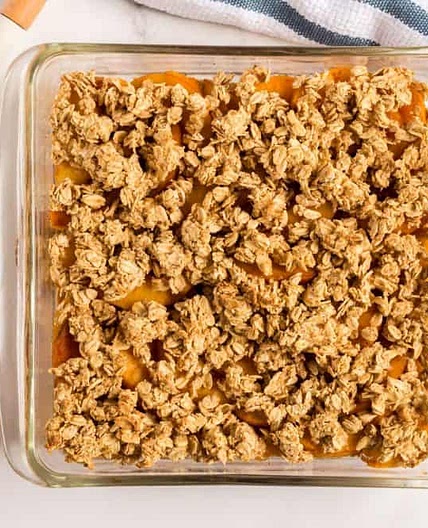 Vegan Peach Crisp