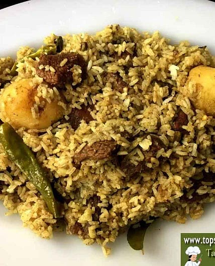 Sri Lankan Beef Biryani Recipe with Potatoes | Easy Homemade