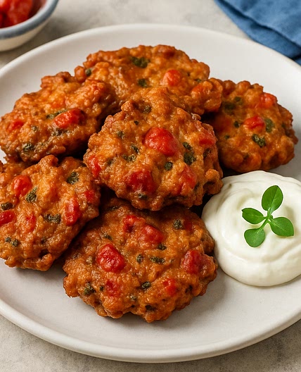 Santorini tomato fritters
