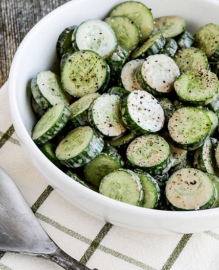 Cucumber Salad with Balsamic Dressing