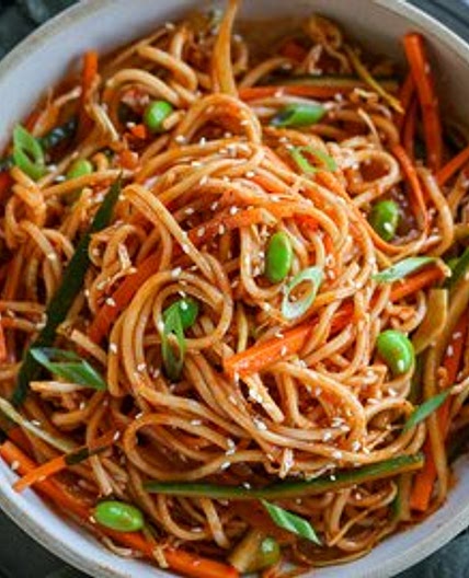 Bibim Guksu - Spicy Korean Noodle Salad