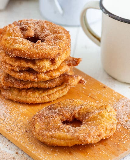 Fried Battered Apple Rings