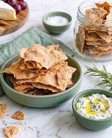 Sourdough Discard Crackers