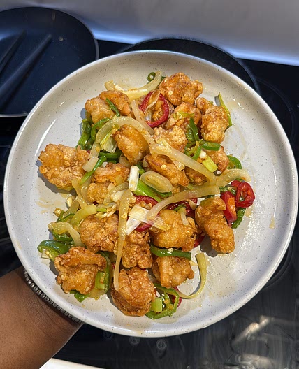 SALT AND CHILLI KING PRAWNS