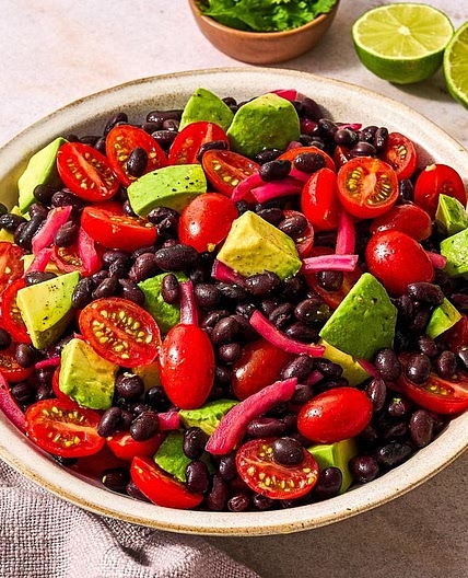 5-Ingredient Avocado & Black Bean Salad