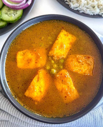 Pressure Cooker Matar Paneer (Peas & Cottage Cheese Curry)