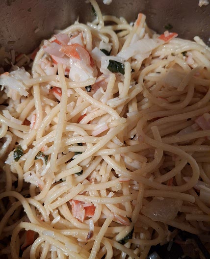 Crab Spaghetti al limone