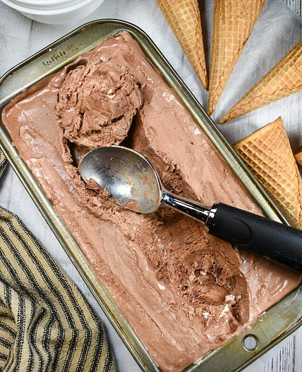 No Churn Chocolate Ice Cream
