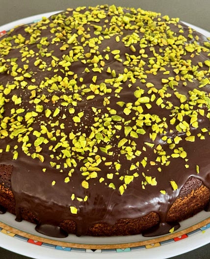Pineapple marzipan cake