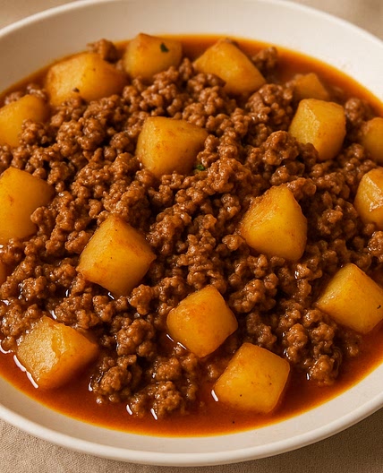 Carne Molida con papas