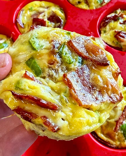 High Protein Jalapeno Popper Egg Bites