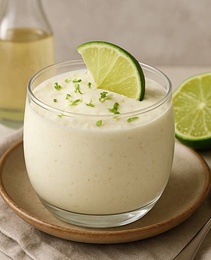 Mousse de lima al ron