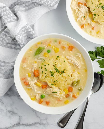 Crockpot Chicken & Dumplings