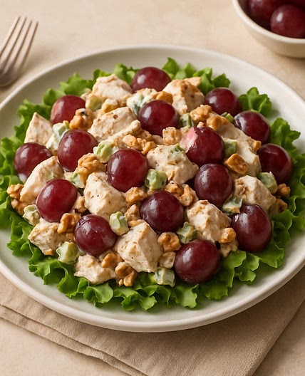 Ensalada de Pollo con Uvas