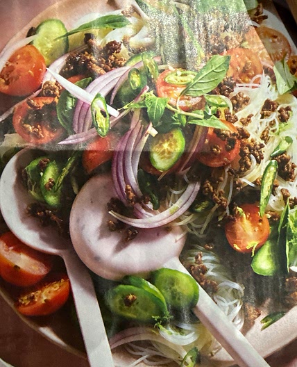 Thai style beef salad