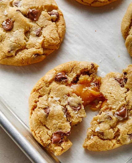 Salted Caramel Chocolate Chip Cookies Recipe