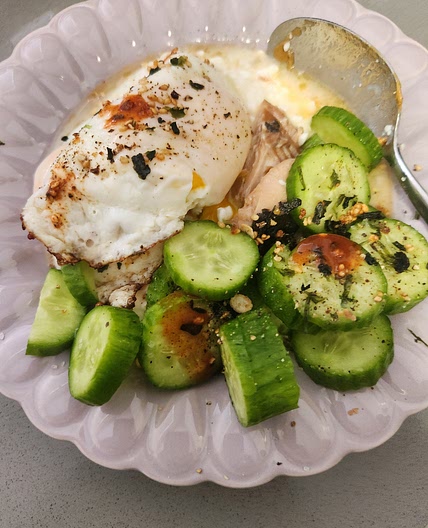 Savory Salmon and Cottage Cheese Bowl